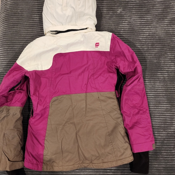 Orage Insulated Ski Jacket Prime 10 Pink Color Block Women's Small Winter - Picture 3 of 12